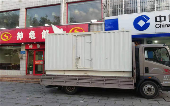 宜川出租发电机施工案例